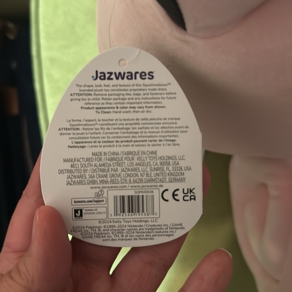 Squishmallows Pokemon Clefairy - Picture 6 of 6